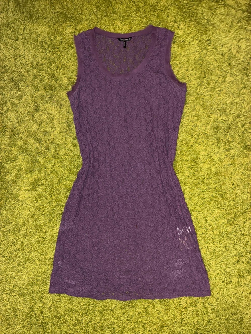 Purple Lace Whimsygoth Bohemian Dress